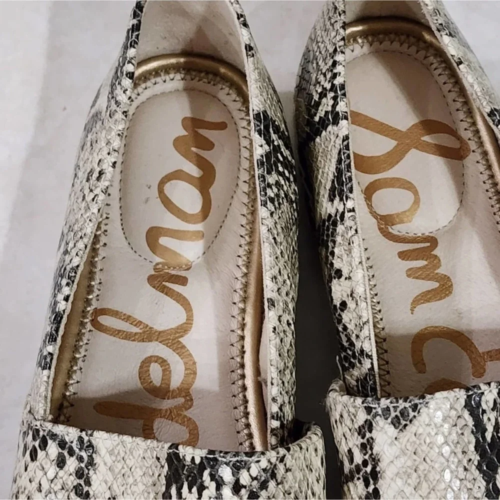Sam Edelman python‎ snakeskin espadrille sneakers women's size 9